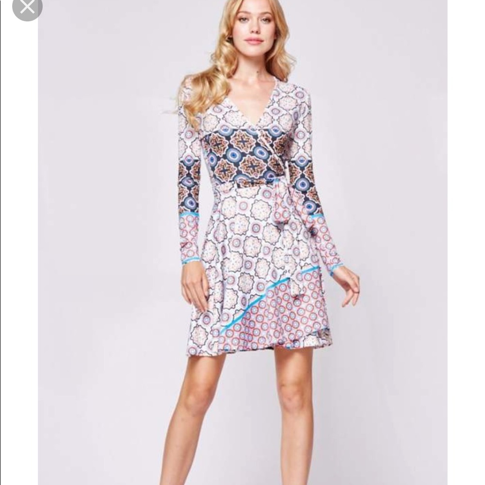 Yumi kim running in circles printed long wrap - Picture 1 of 6